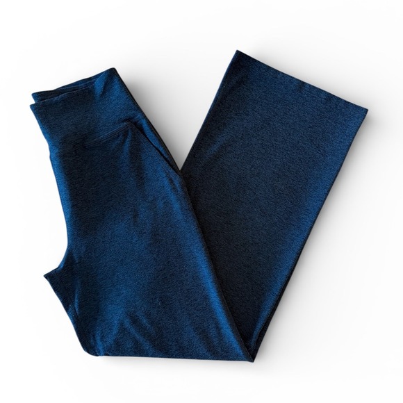 Beyond Yoga Dark Grey Black Spacedye High Waisted Wide Leg Pants Leggings Small - Picture 3 of 8